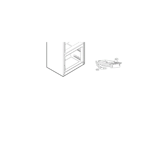 Ice Maker Diagram and Parts List for LFCS31626S 00 LG Refrigerator