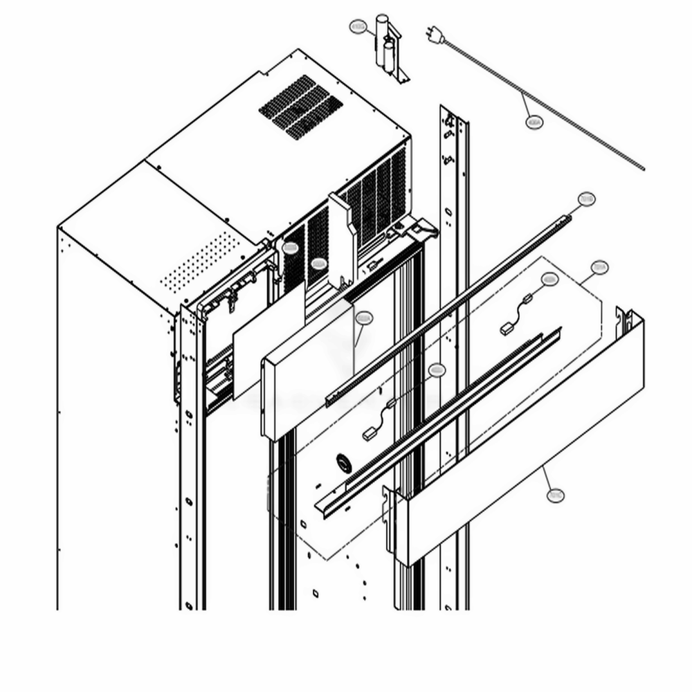 Top Part Diagram and Parts List for LSSB2791ST ASTCNA0 LG Refrigerator