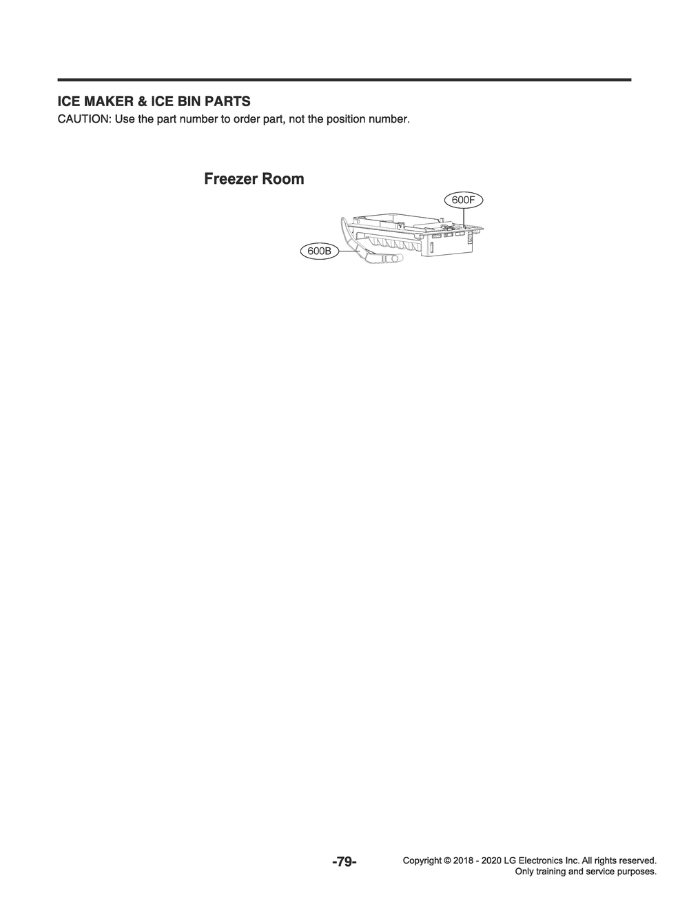 Ice Maker And Ice Bin Parts Diagram and Parts List for GR-Q238NSNM ASTCNA2 LG Refrigerator