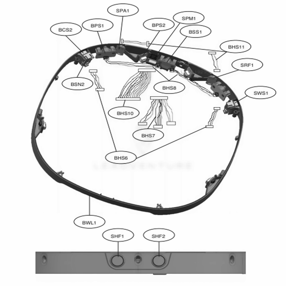 Main 3 Diagram and Parts List for CR5765GD AMGELGA LG Canister Vacuum
