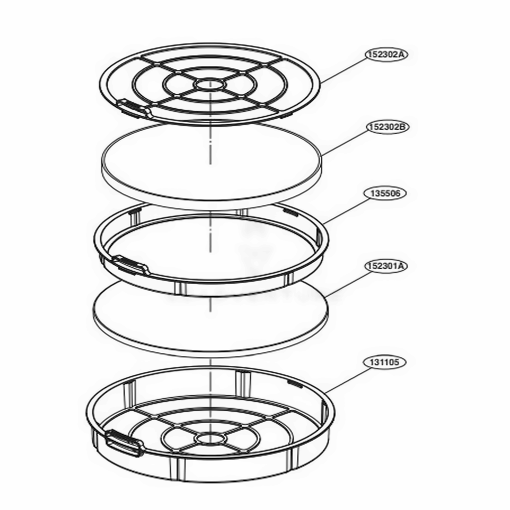 Filter Assembly Diagram and Parts List for AS401VGA1 AGDEUS LG Air Conditioner