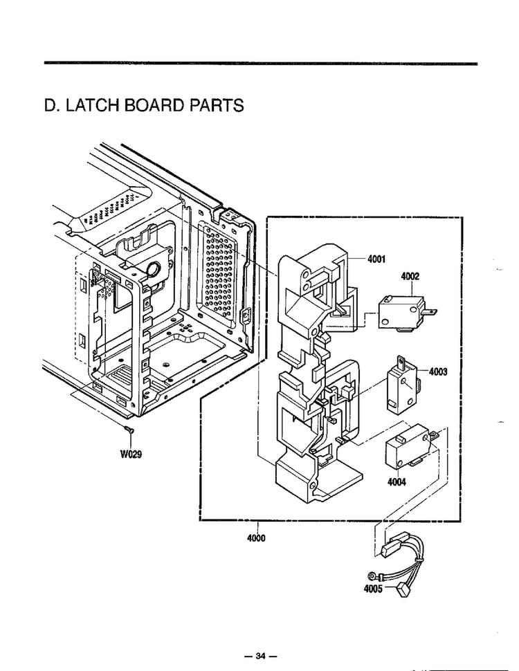 Microwave Complete Page 5 Diagram and Parts List for MA-880MW  LG Microwave