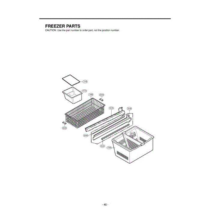 Section 1 Diagram and Parts List for LMX25981ST AST1GSC LG Refrigerator