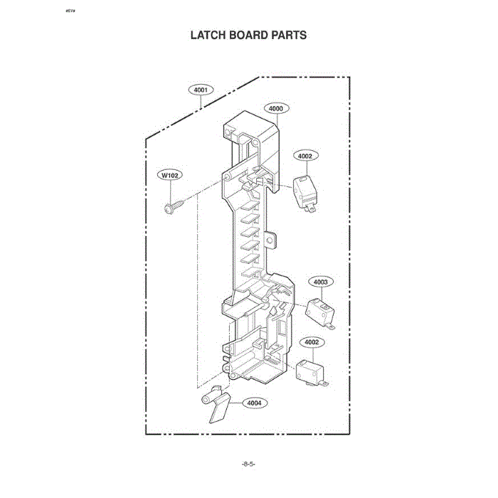 Section 6 Diagram and Parts List for LMVM1945T ATGELGA LG Microwave Oven Combo