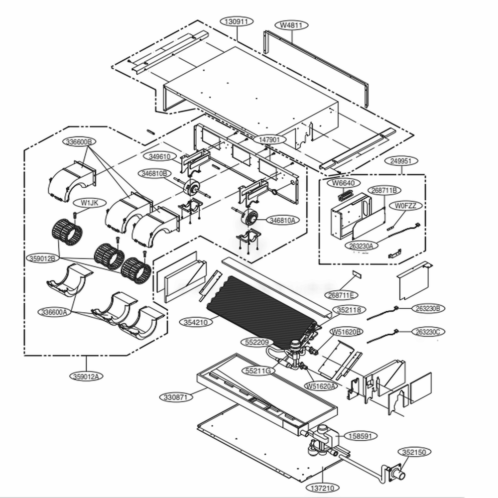 B3 Diagram and Parts List for ARNU153B3G2 ANWALUS LG Air Conditioner