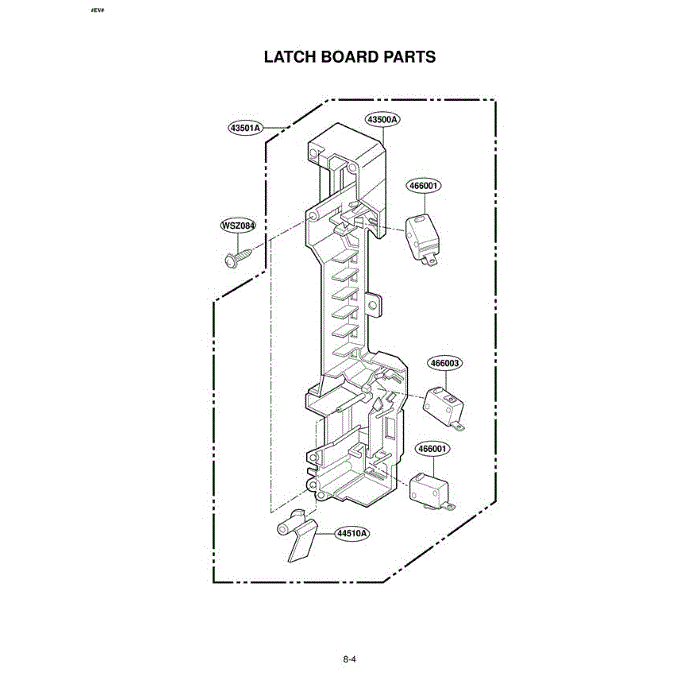 Section 6 Diagram and Parts List for LMV1915NVB ABKELGA LG Microwave Oven Combo