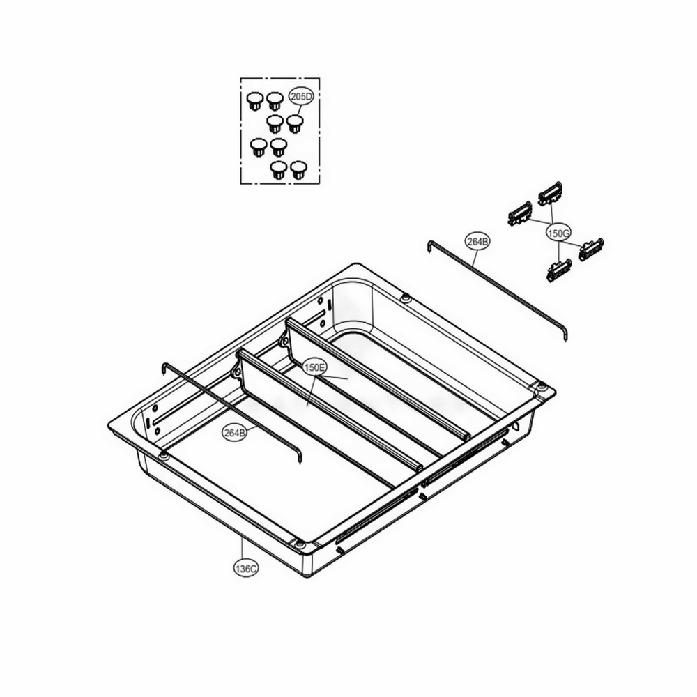 Customchill Parts Diagram and Parts List for LMXS30796D ASBCNA0 LG Refrigerator