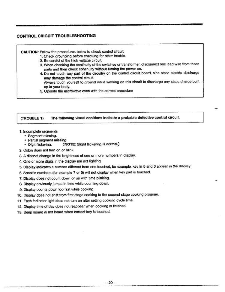 Troubleshooting Guide Page 2 Diagram and Parts List for MA-844M  LG Microwave