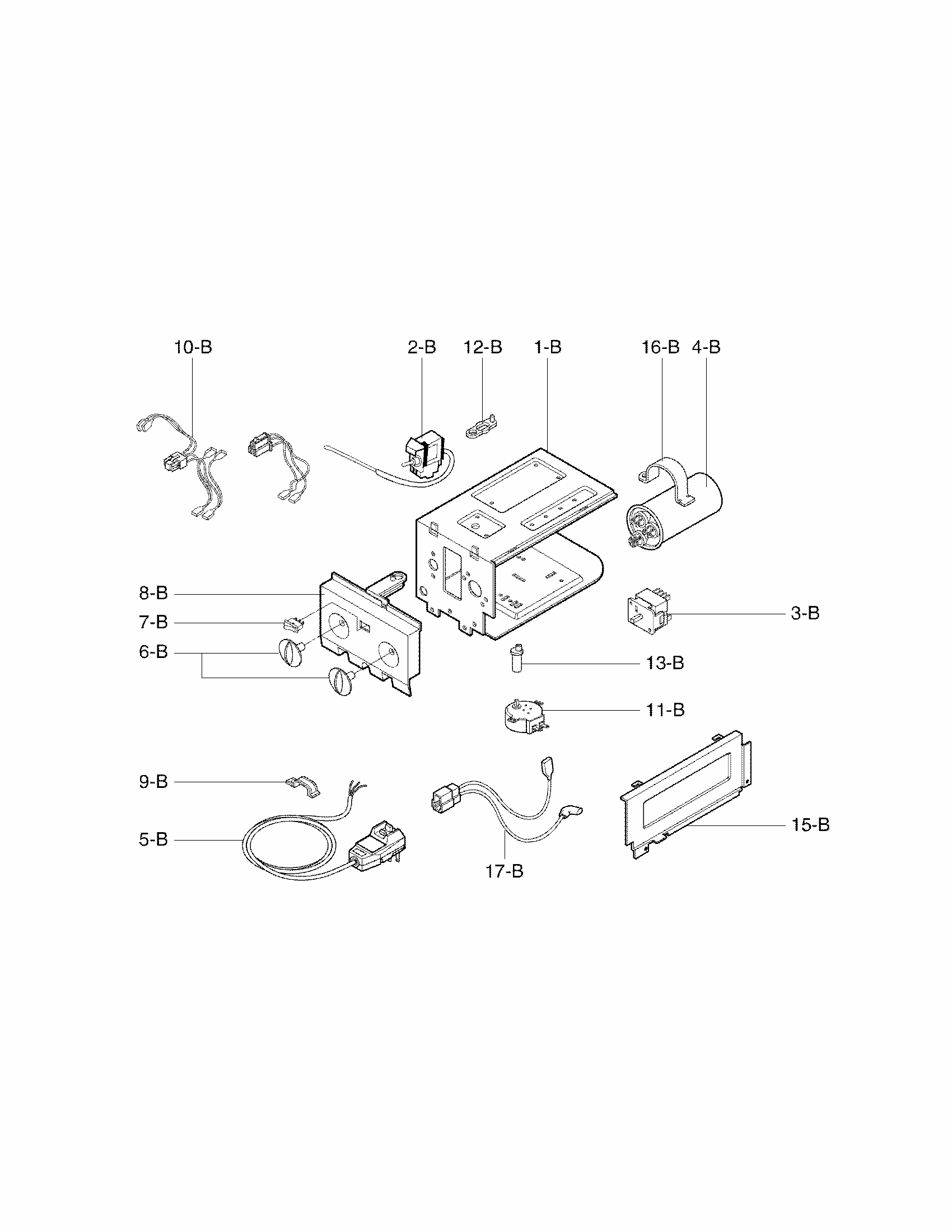 Control Box Assembly Parts Diagram and Parts List for 58075184700  Kenmore Air Conditioner