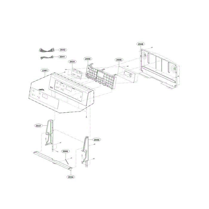 Controller Diagram and Parts List for LRE3083BD 00 LG Range