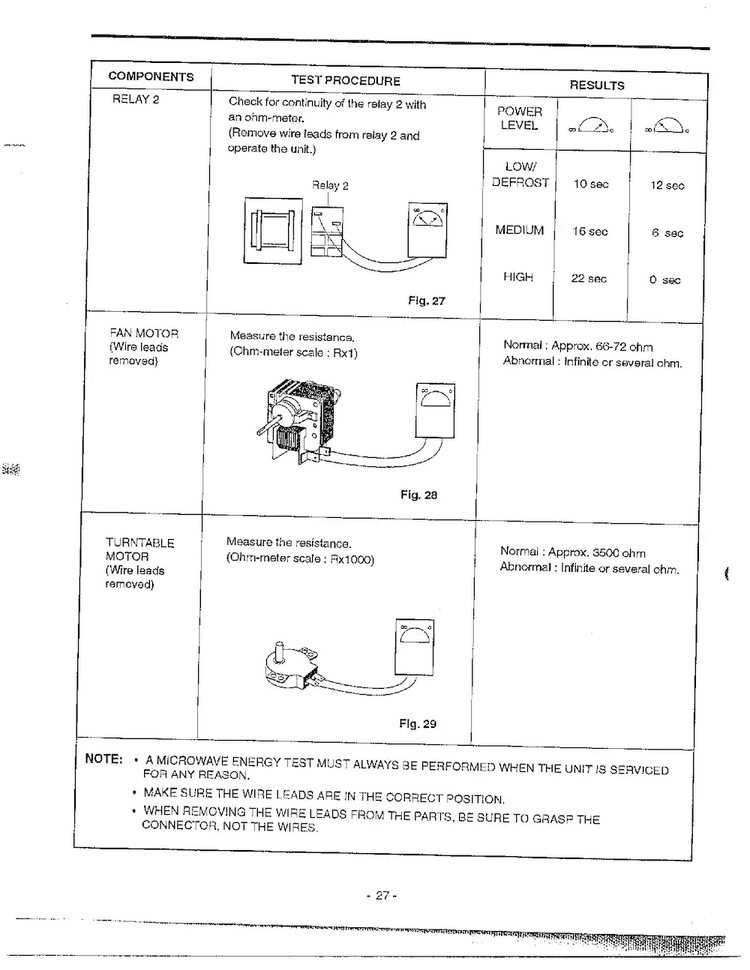 Information Page 17 Diagram and Parts List for MA-682M  LG Microwave