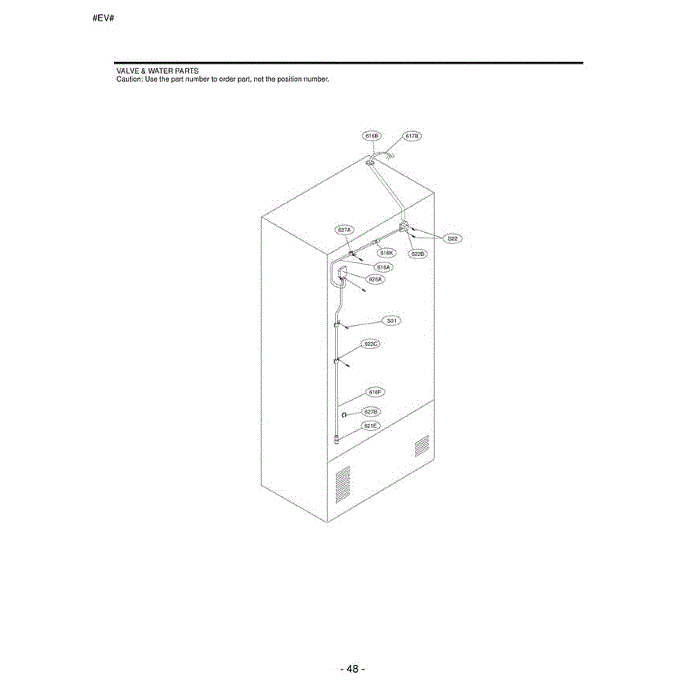 Section 6 Diagram and Parts List for LFX23961SB AWBCLGA LG Refrigerator