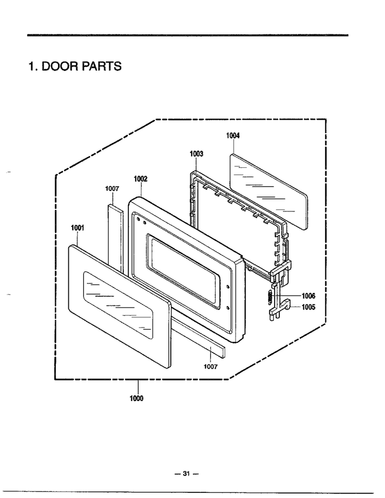 Microwave Assembly Complete Page 2 Diagram and Parts List for 9247  LG Microwave