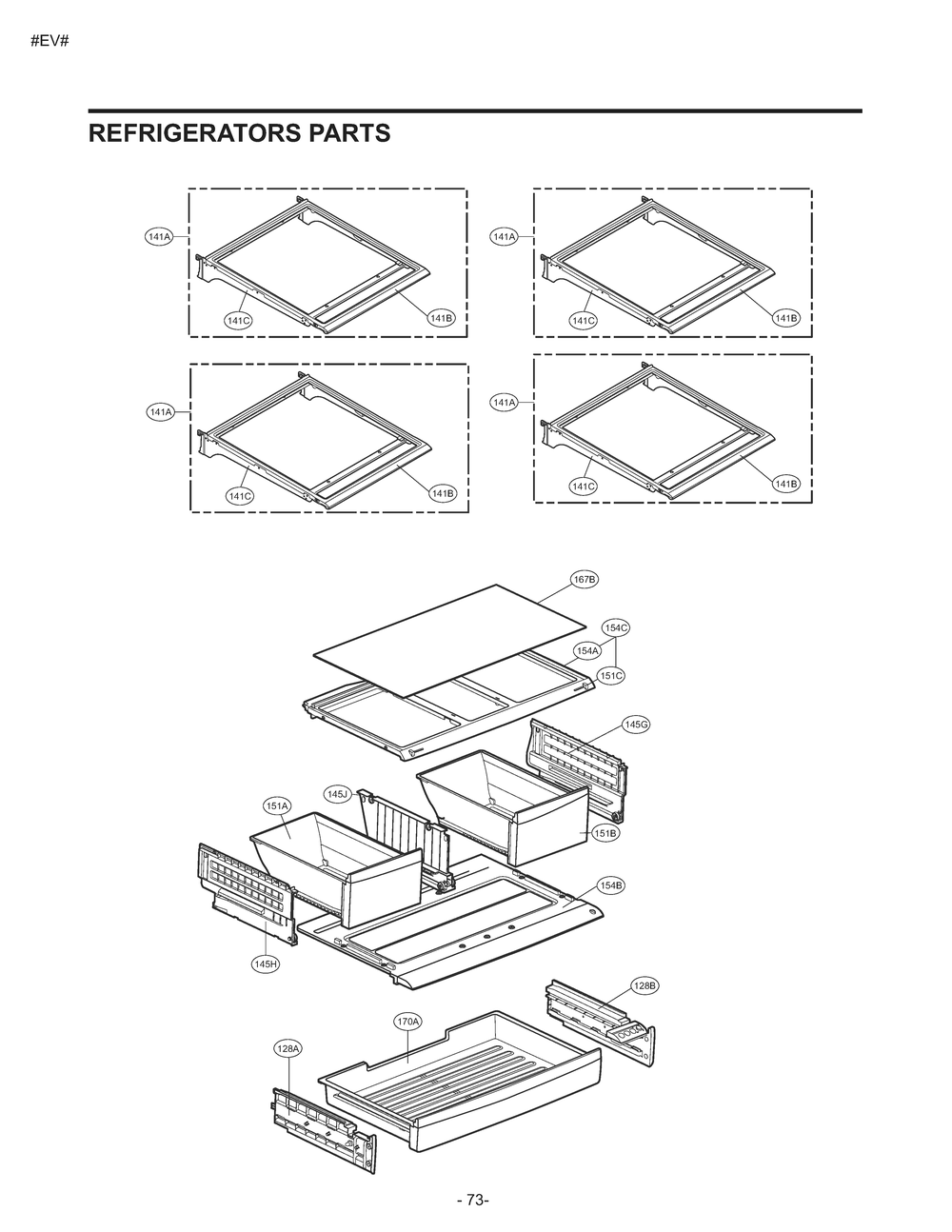 Refrigerators Parts Diagram and Parts List for GM-L268NTJP ATICSE0 LG Refrigerator