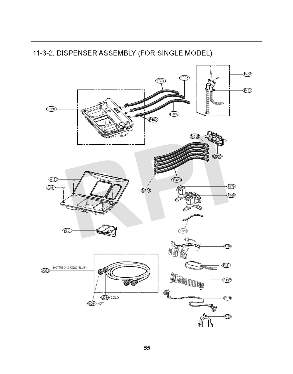 Diagram 3 Diagram and Parts List for TCWM2013CS3  LG Washer