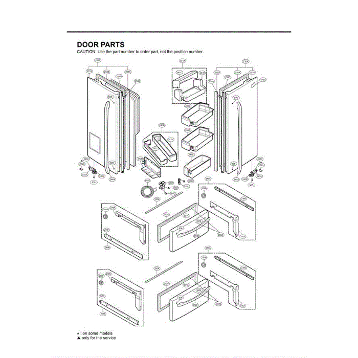 Section 3 Diagram and Parts List for LMX25981ST ASTCGSC LG Refrigerator