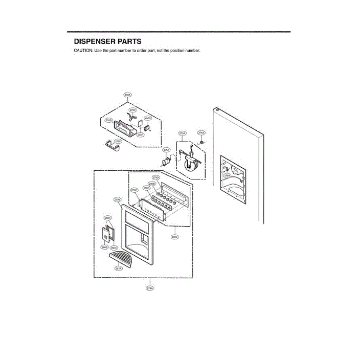 Section 4 Diagram and Parts List for LFX25961ST ASTCLGA LG Refrigerator