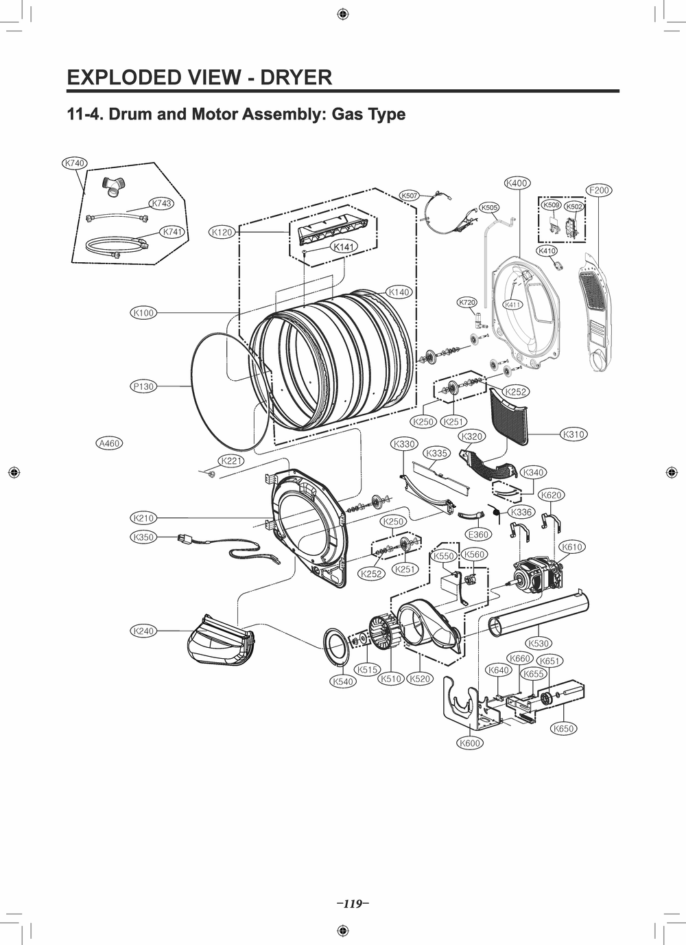Diagram 3 Diagram and Parts List for W3S1CVK2RVS ARREEUS LG Washer Dryer Combo