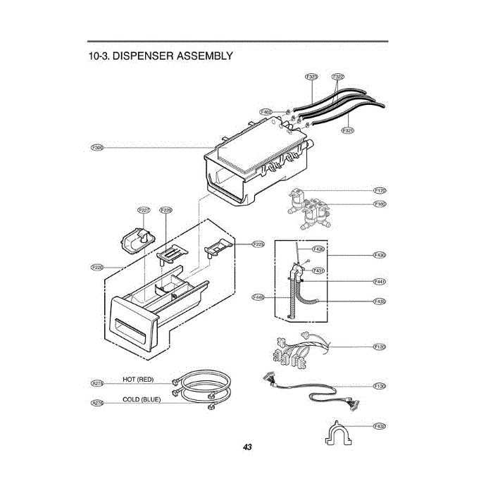 Section 3 Diagram and Parts List for WM2075CW ABWEEUS LG Washer