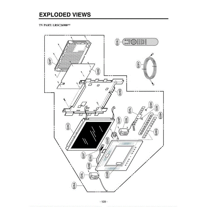 Section 3 Diagram and Parts List for LRSC26980TT ATICLGA LG Refrigerator