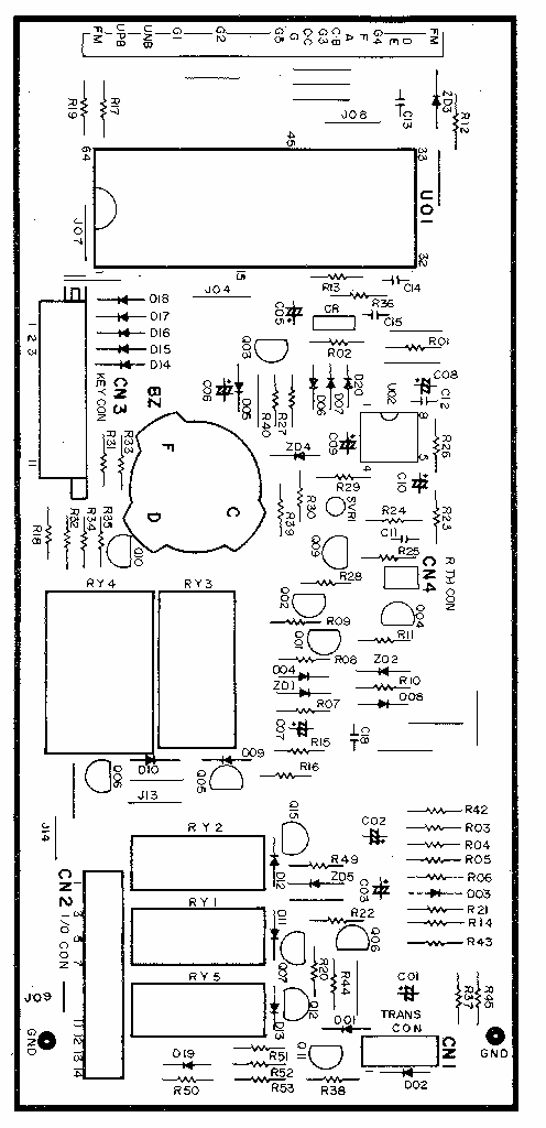 Power And Control Circuit Board P/n 2q10280h Diagram and Parts List for 7218956180  Kenmore Microwave