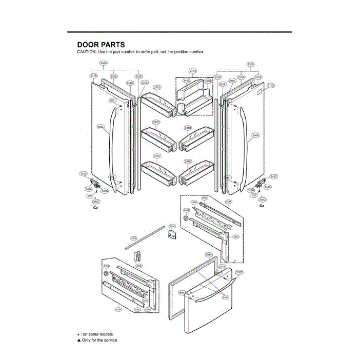 Section 2 Diagram and Parts List for LFC21770ST AST1LGA LG Refrigerator