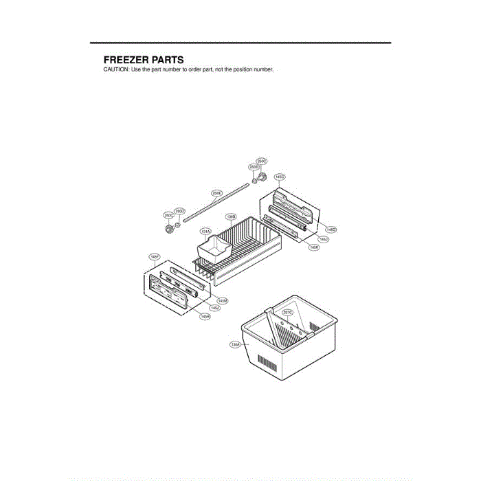 Section 5 Diagram and Parts List for LFC25770SW ASW3LGA LG Refrigerator
