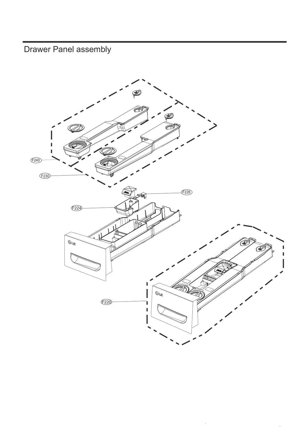 Diagram 4 Diagram and Parts List for WM5700HVA ASSEVUS LG Washer