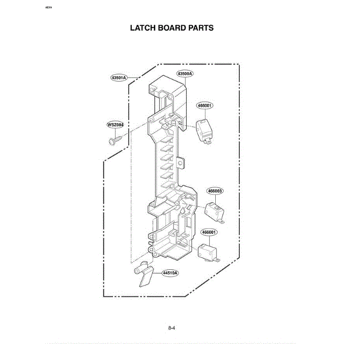 Section 6 Diagram and Parts List for LMV-1975ST ASTELGA LG Microwave Oven Combo