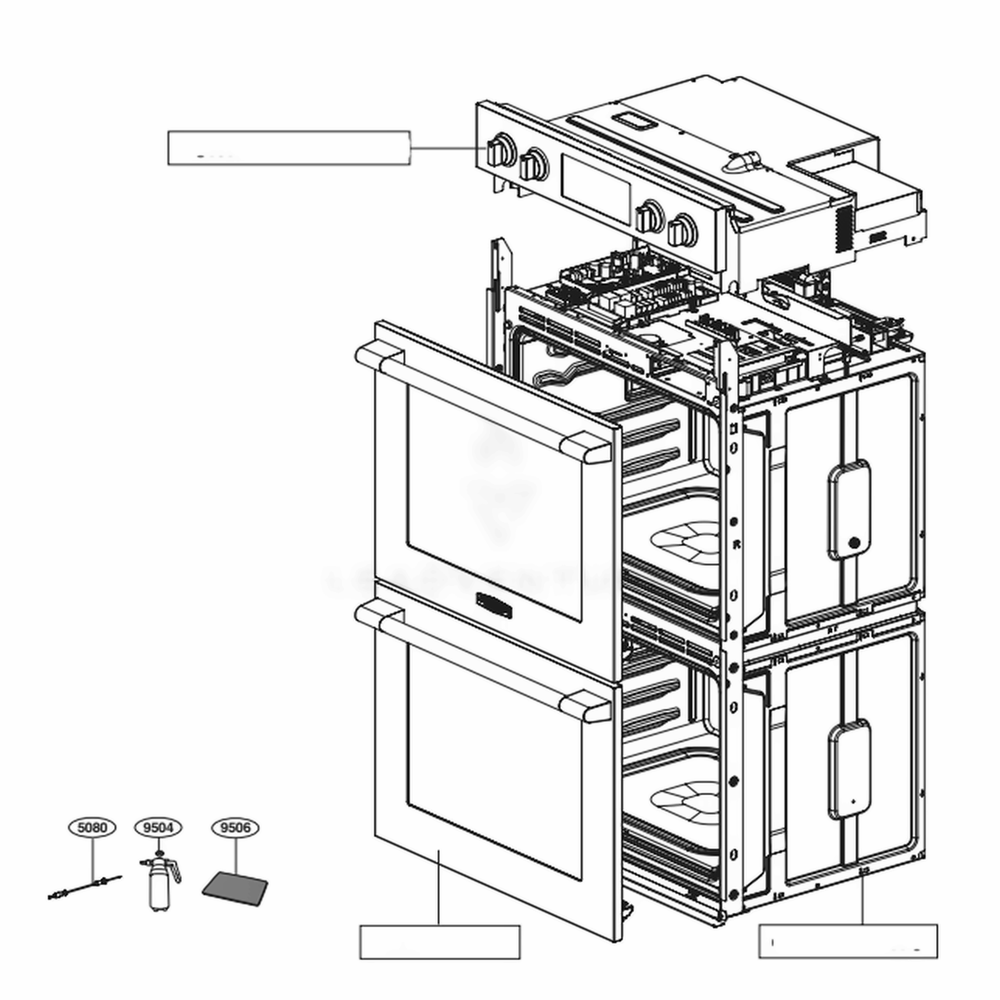 Main Diagram and Parts List for SKSDV3002S ASTLSGN LG Range