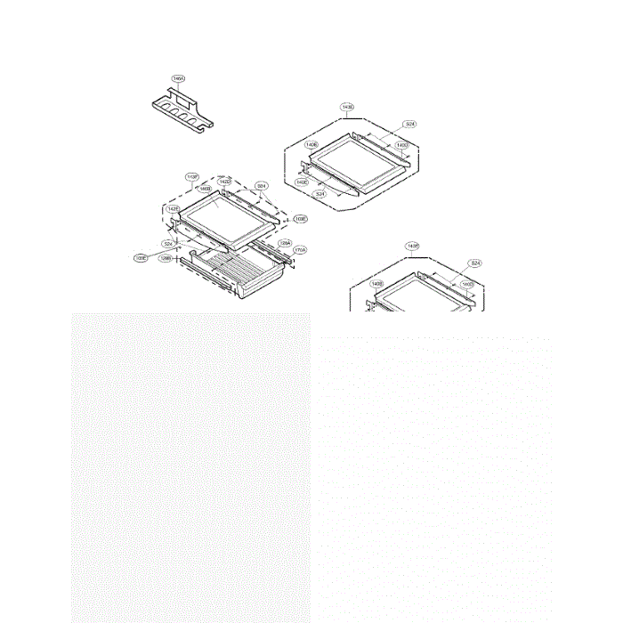 Refrigerator 2 Diagram and Parts List for LRDN20725TT  LG Refrigerator