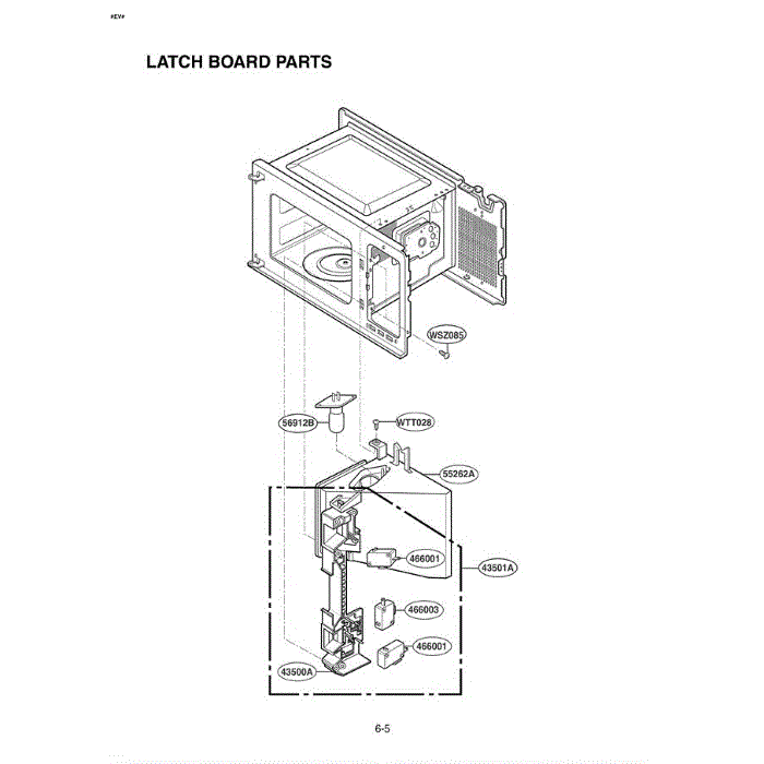 Section 4 Diagram and Parts List for LMA2111ST ASBELGA LG Microwave Oven Combo