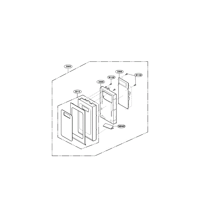 Controller Diagram and Parts List for LMV1813ST 00 LG Microwave Oven Combo