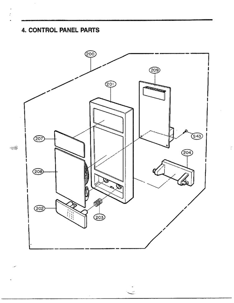 Complete Microwave Assembly Page 5 Diagram and Parts List for MA-860M  LG Microwave