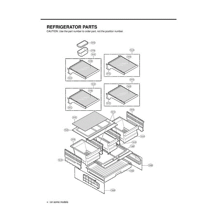 Section 3 Diagram and Parts List for LFC25770SW ASW2LGA LG Refrigerator