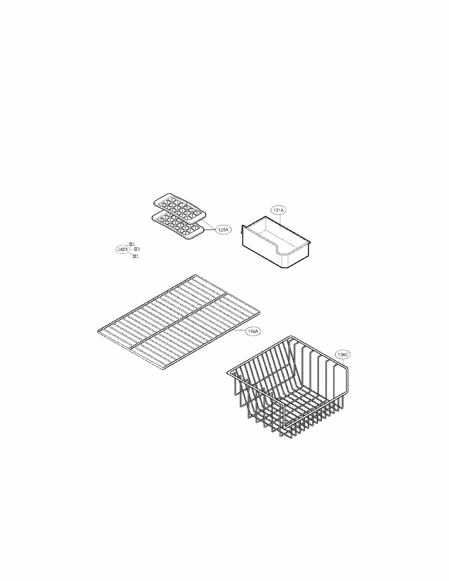 Freezer Parats Diagram and Parts List for 79565009402  Kenmore Refrigerator