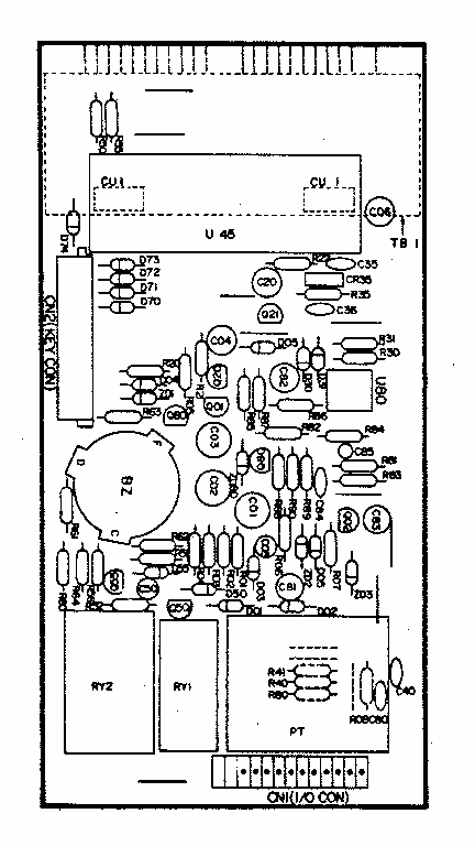 Power And Control Circuit Board Part No. 500629 Diagram and Parts List for 7218852580  Kenmore Microwave