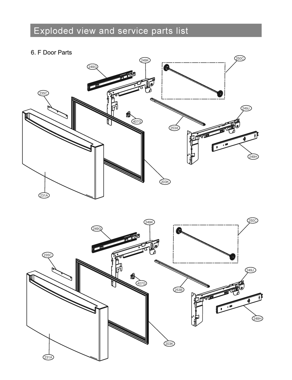 Diagram 6 Diagram and Parts List for LRMVC1803S ASTCNA0 LG Refrigerator