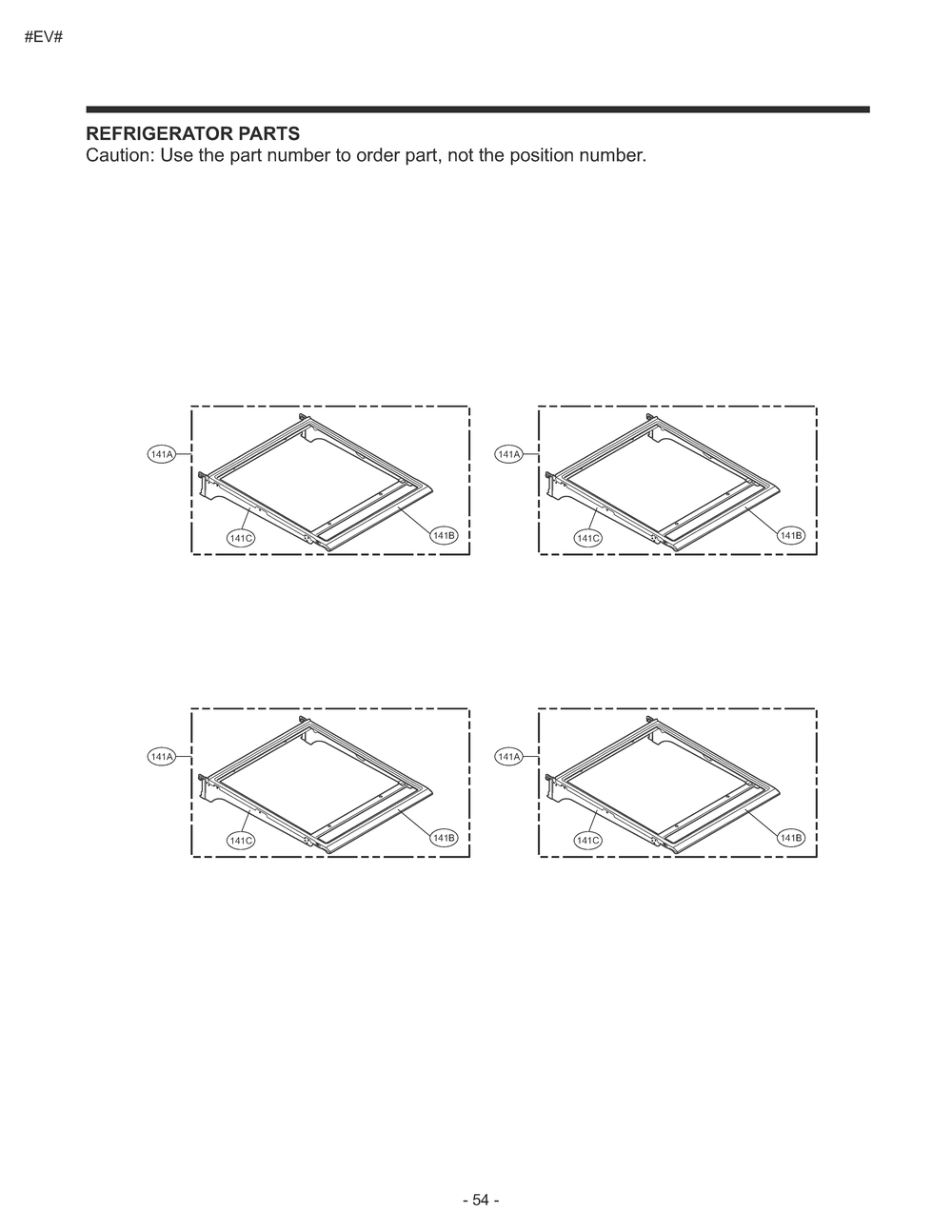 Refrigerator Parts 1 Diagram and Parts List for GM-B268NQNP ASWCSE0 LG Refrigerator