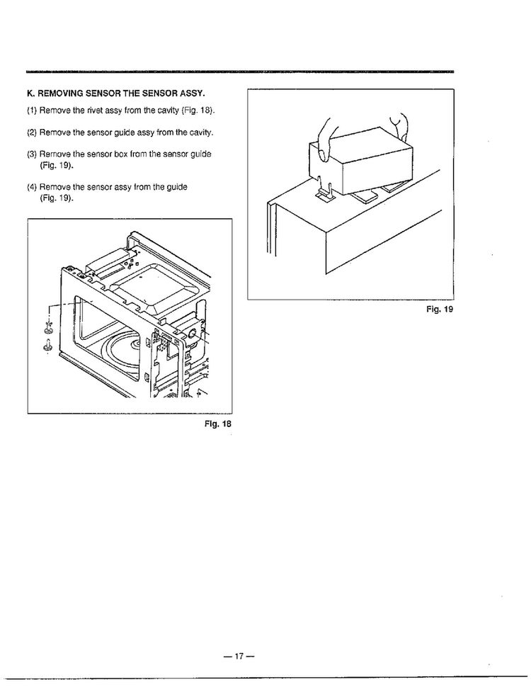Disassembly/parts Procedure Page 4 Diagram and Parts List for MA-1171S  LG Microwave