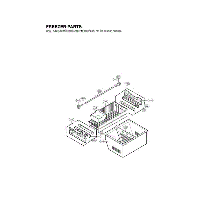 Section 3 Diagram and Parts List for LFD25860SW ASWCLGA LG Refrigerator