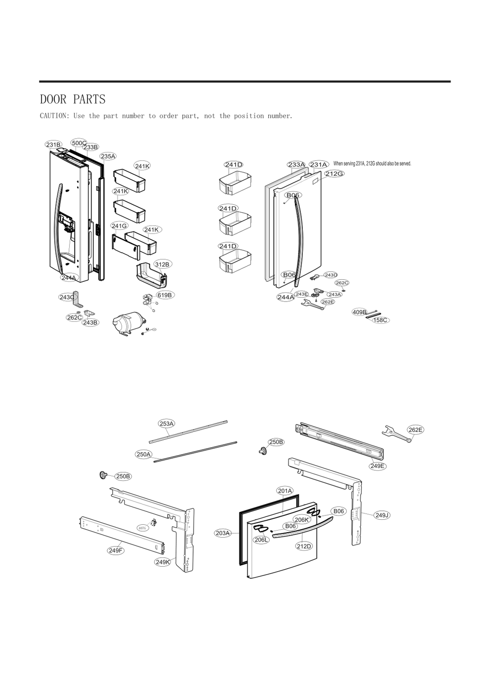 Diagram 4 Diagram and Parts List for GC-L228NKSM ASBCNA0 LG Refrigerator