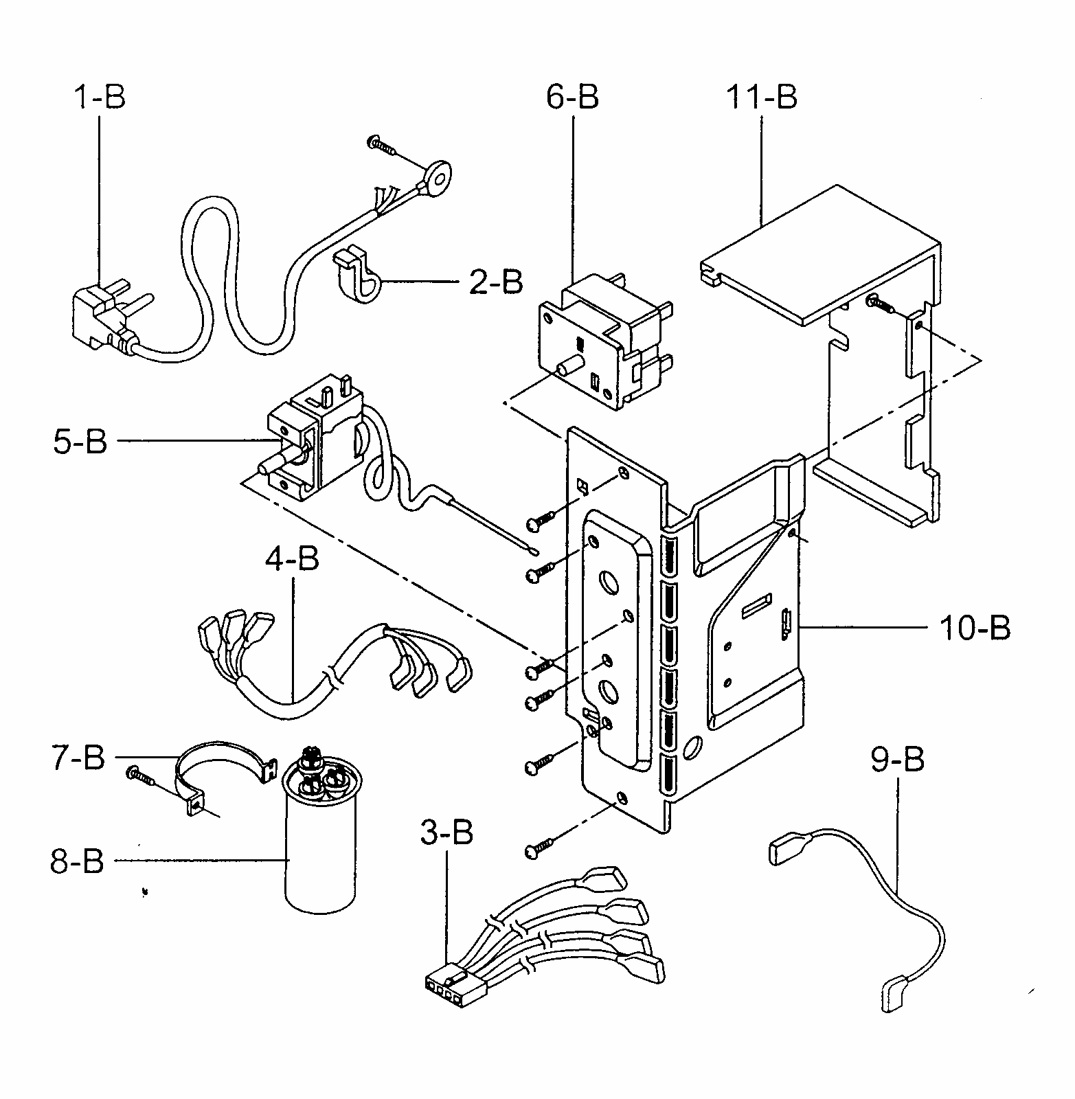Cabinet Parts Diagram and Parts List for 58072053100  Kenmore Air Conditioner