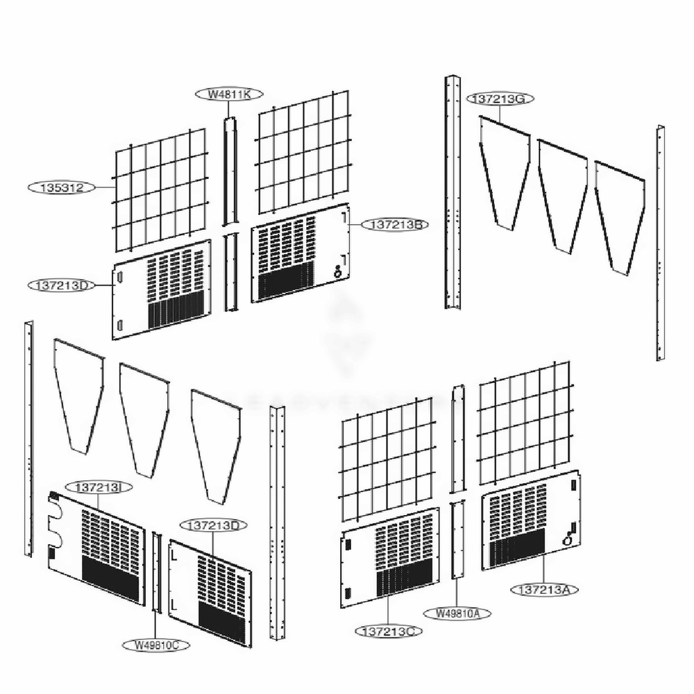 Main 4 Diagram and Parts List for ACAH050HDTB AAAAAAU LG Air Conditioner