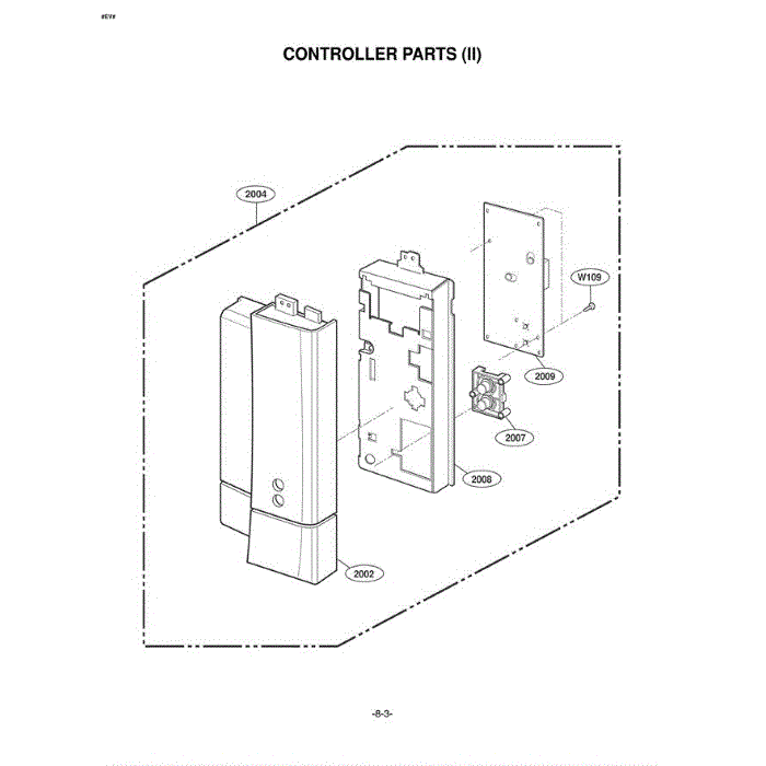 Section 6 Diagram and Parts List for LMVM1935SB AB1ELGA LG Microwave Oven Combo