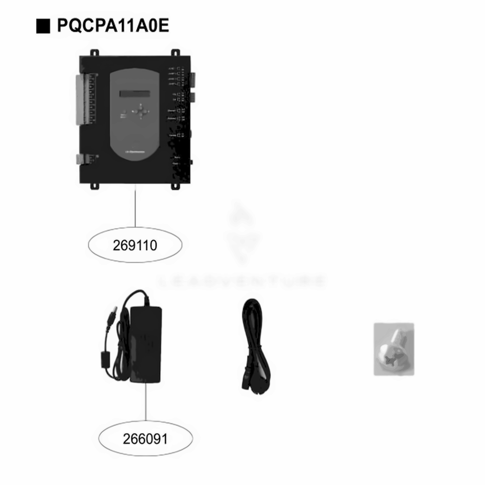 Main Diagram and Parts List for PQCPA11A0E ENCXLEU LG Air Conditioner
