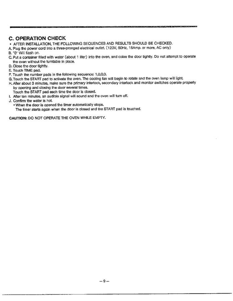 Operating Instructions Page 3 Diagram and Parts List for MA-1171S  LG Microwave