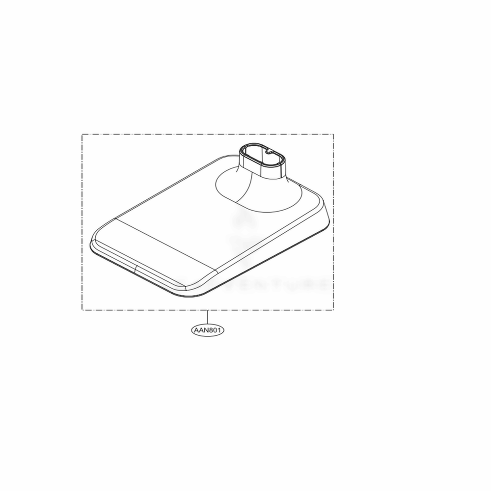 Base Assembly, Lower Diagram and Parts List for A906SM AFSELGA LG Upright Vacuum