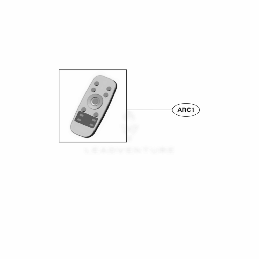 Remote Controller Assembly Diagram and Parts List for VR65704LVM ABOELGA LG Canister Vacuum