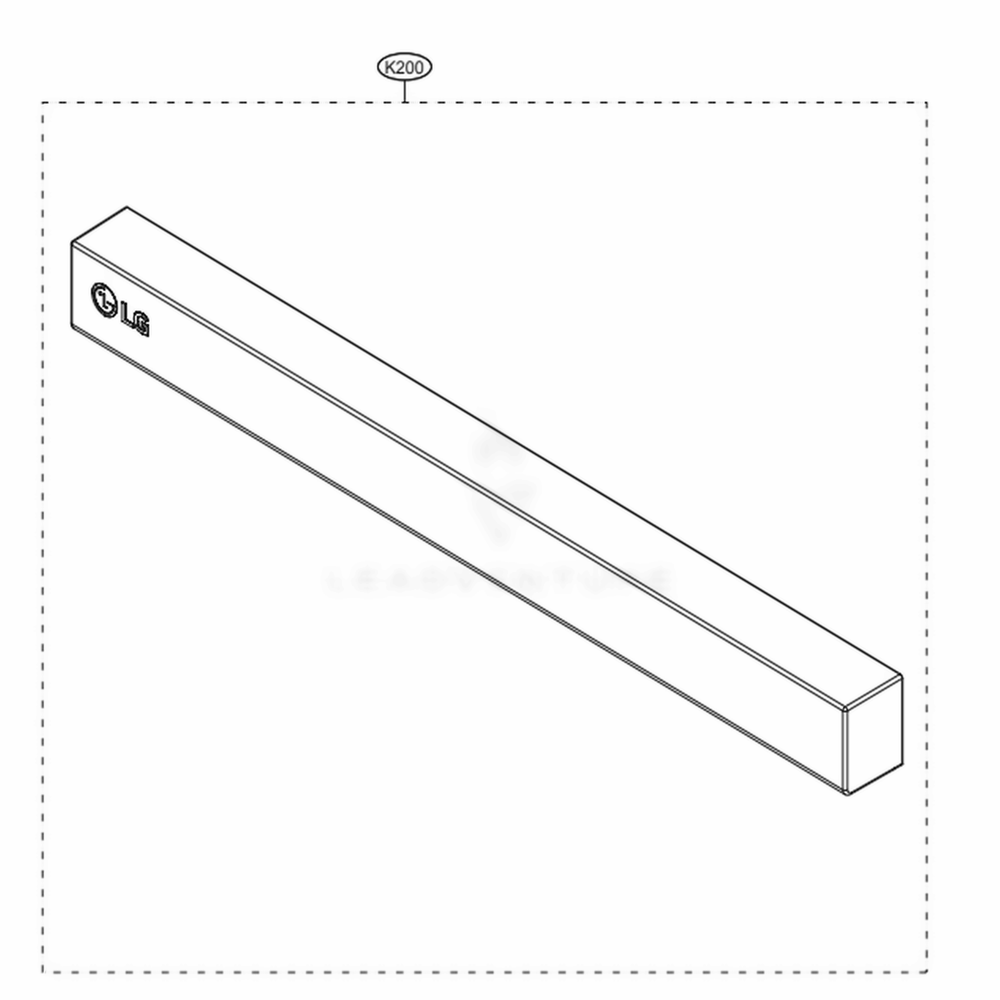 Panel Assembly Diagram and Parts List for LDP6797BD ABDEEUS LG Dishwasher